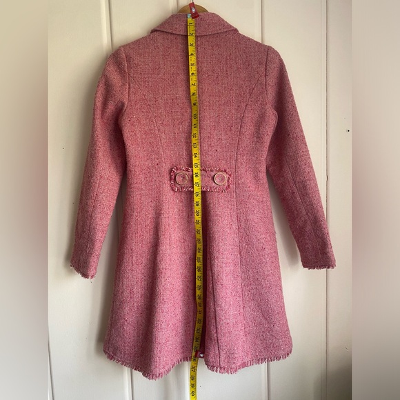 Women's CAbi Pink Double-Breasted Coat - Picture 4 of 5